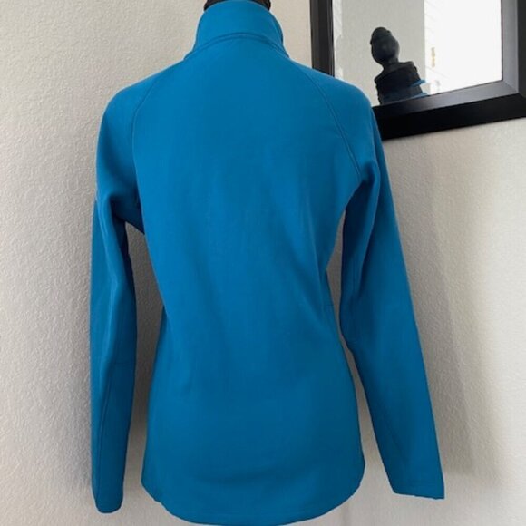 ROSSIGNOL Baltic Blue Full Zip Fleece Jacket Coat Medium - Picture 5 of 14